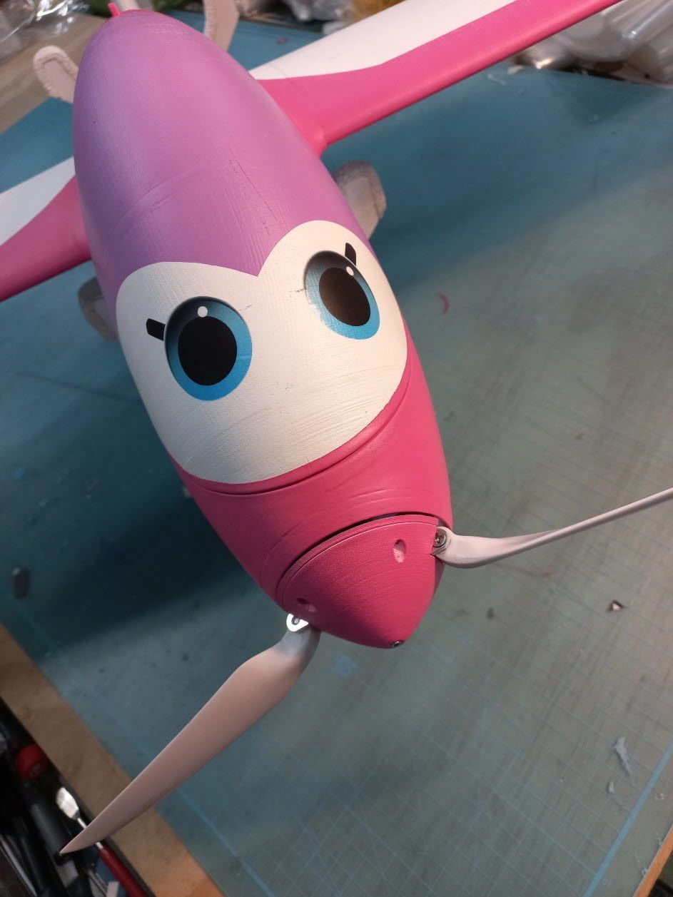 RC CARTOON SCALE MINI SAILPLANE WINGSPAN 1450MM 3D print model_6