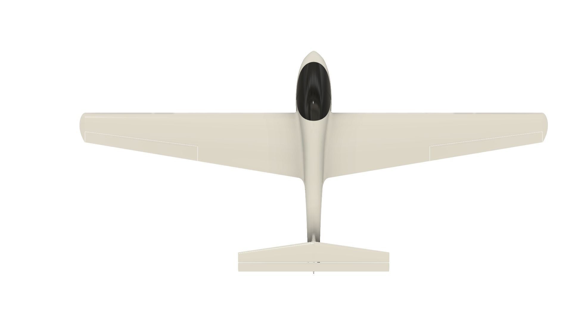 RC CARTOON SCALE MINI SAILPLANE WINGSPAN 1450MM 3D print model_5