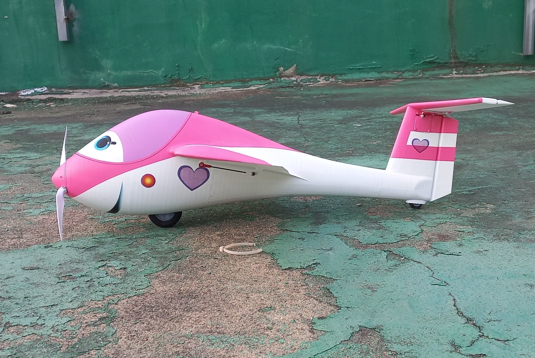 RC CARTOON SCALE MINI SAILPLANE WINGSPAN 1450MM 3D print model_1