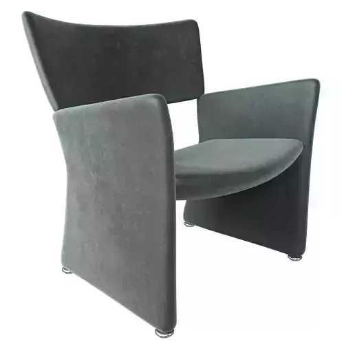 Crown Easy Chair 3D model