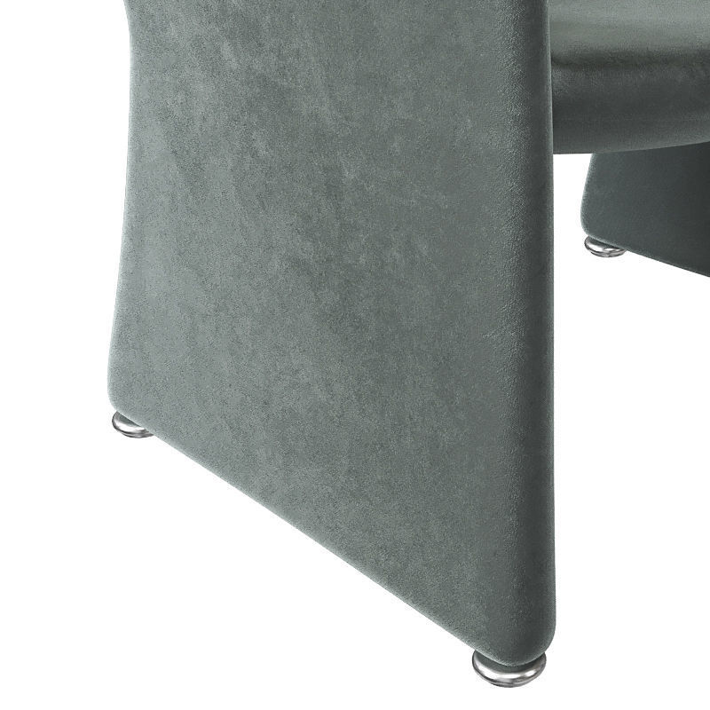 Crown Easy Chair 3D model_3