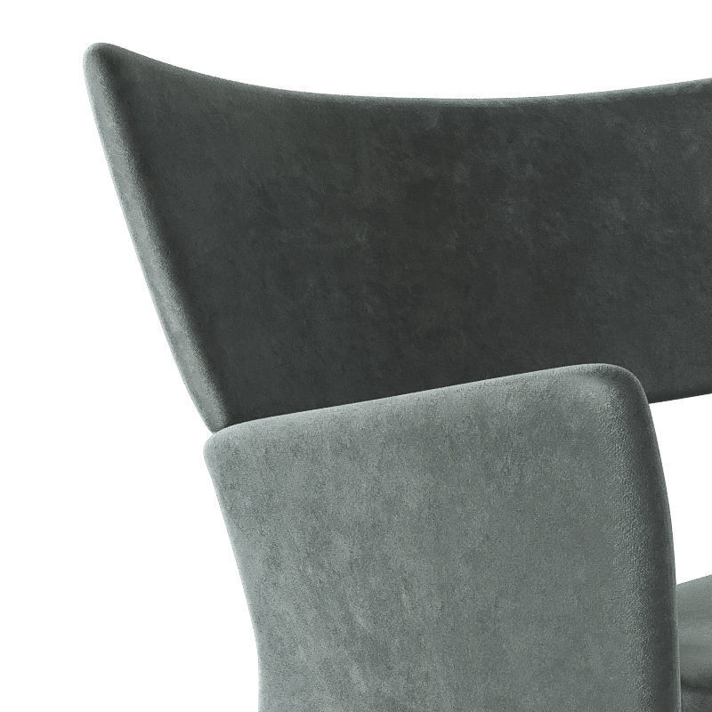 Crown Easy Chair 3D model_1