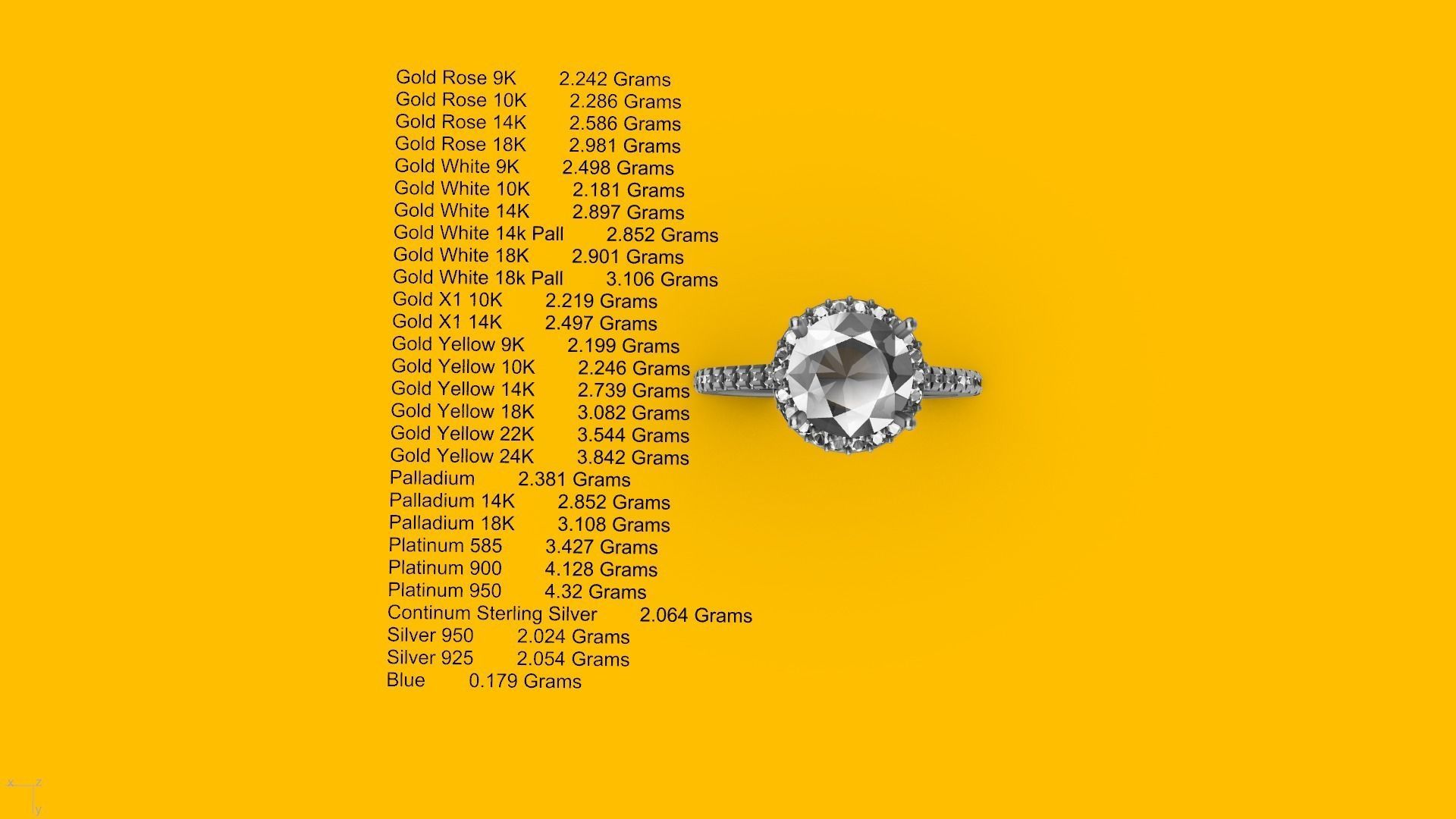 Designer engagement ring stl verified  3D print model_31