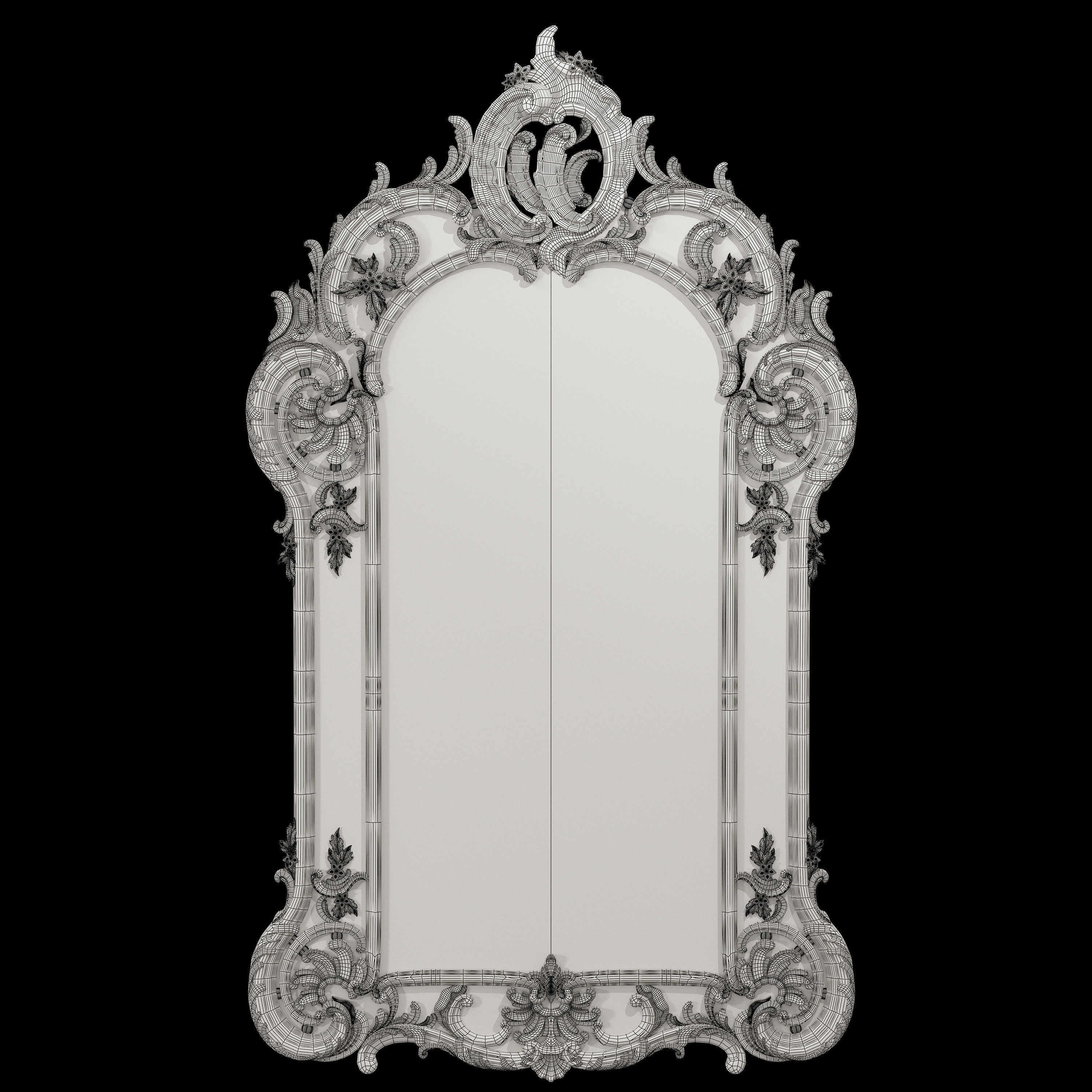 stavros george III style mirror 3D model_8