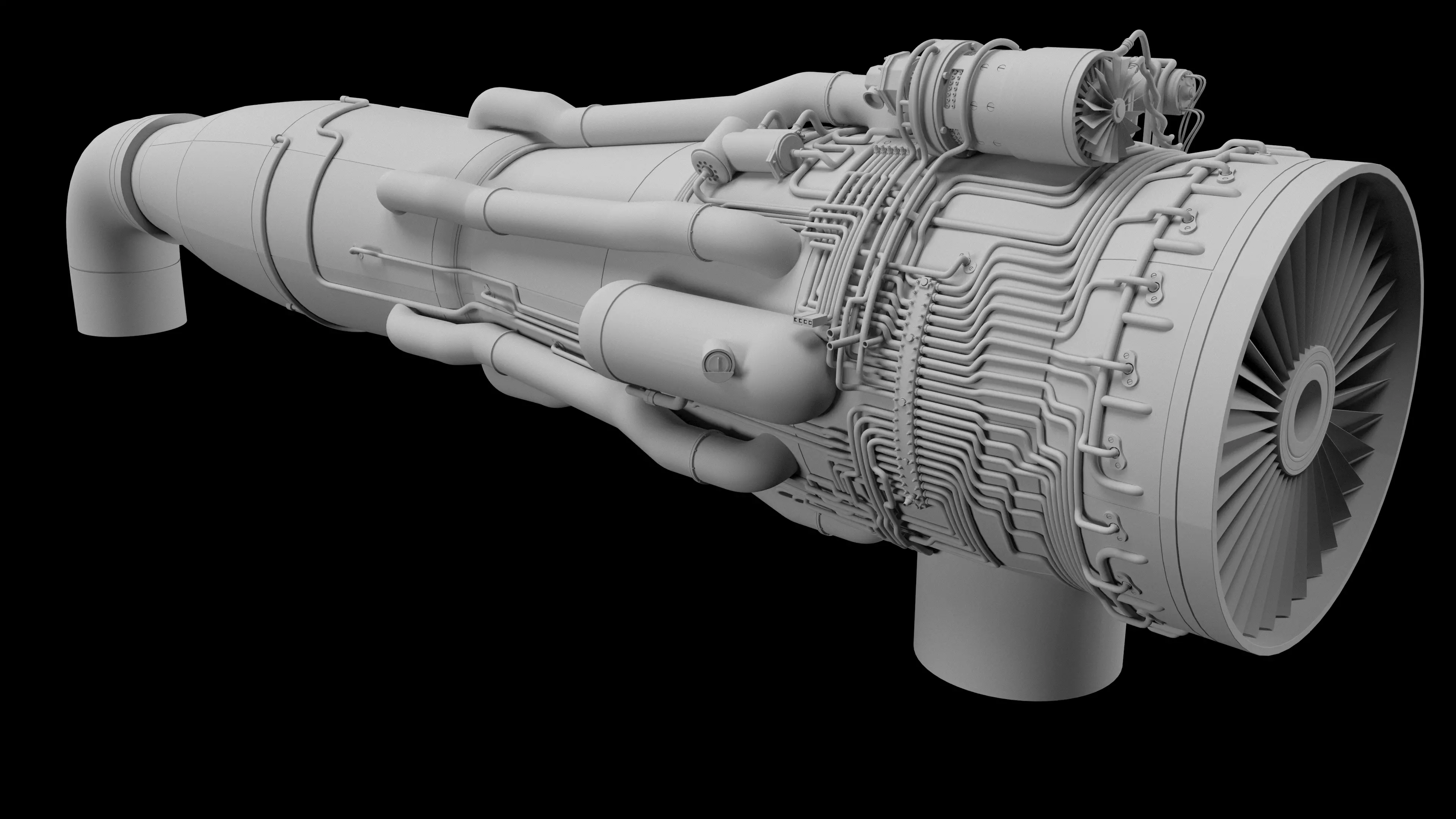This is an engine created for VTOL aircraft 3D model