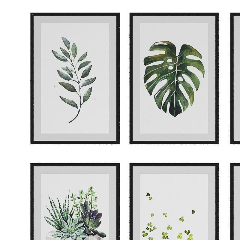 art work set 01 3D model_1