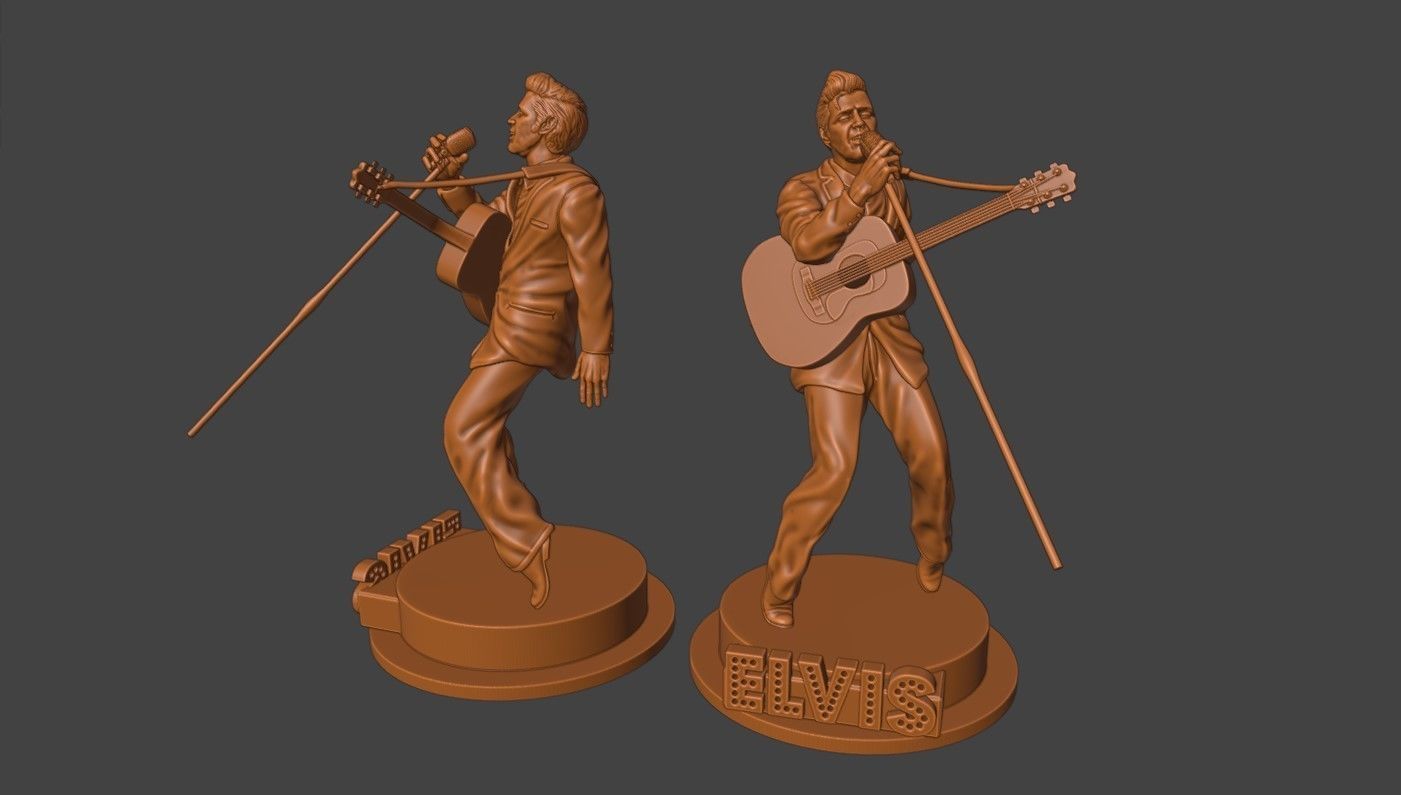 Elvis Presley - 3D printing 3D print model_6