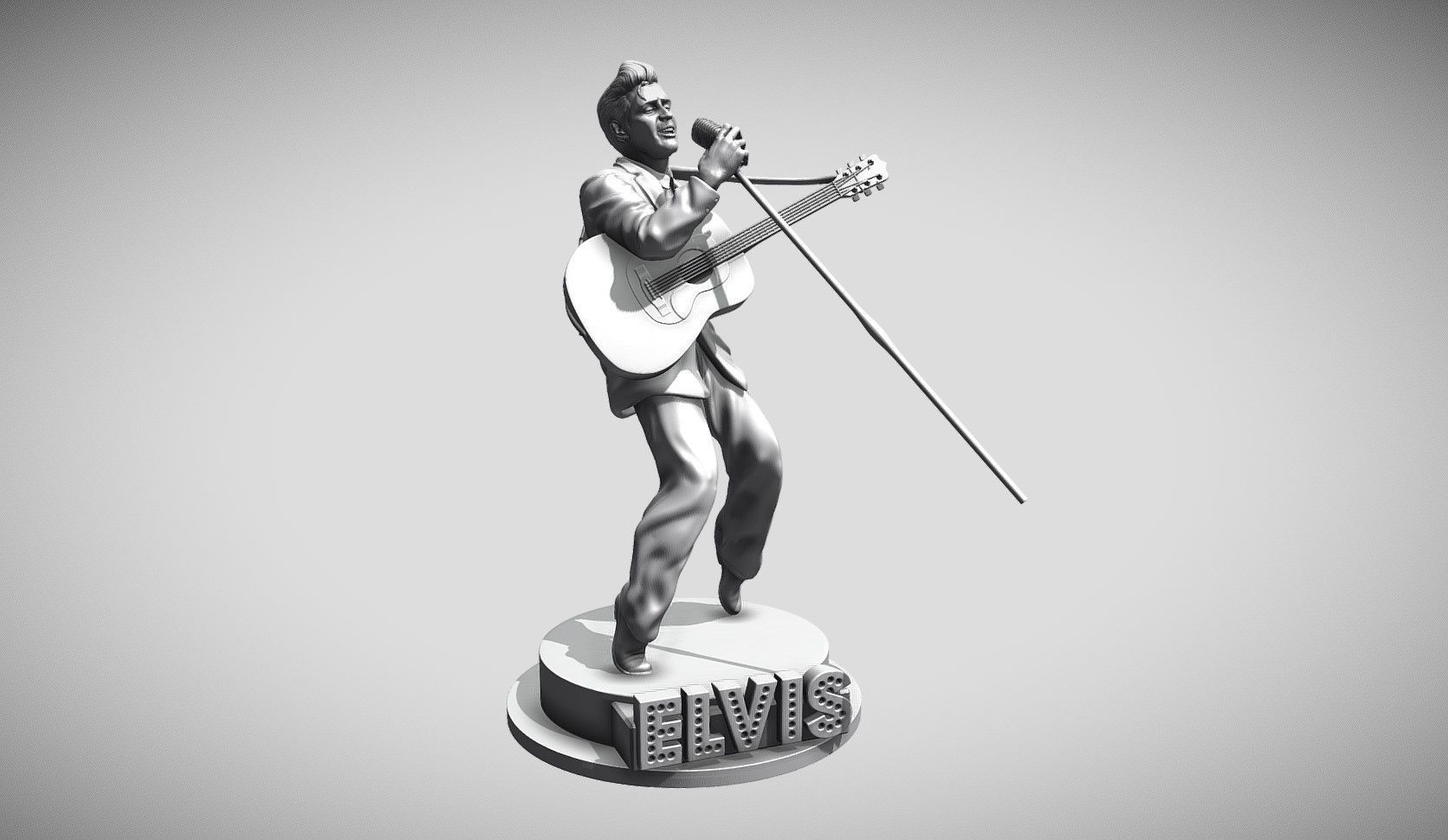Elvis Presley - 3D printing 3D print model_16