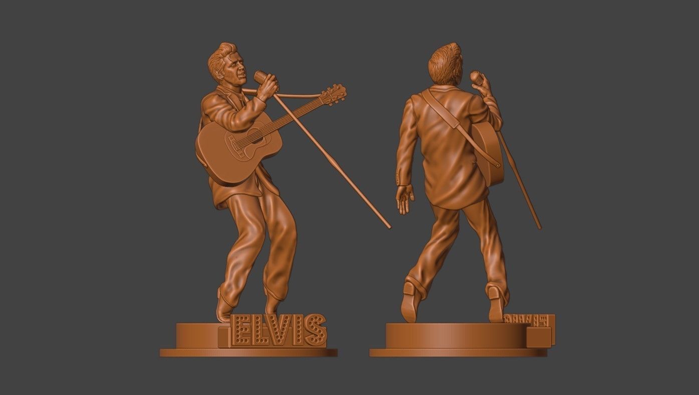 Elvis Presley - 3D printing 3D print model_11