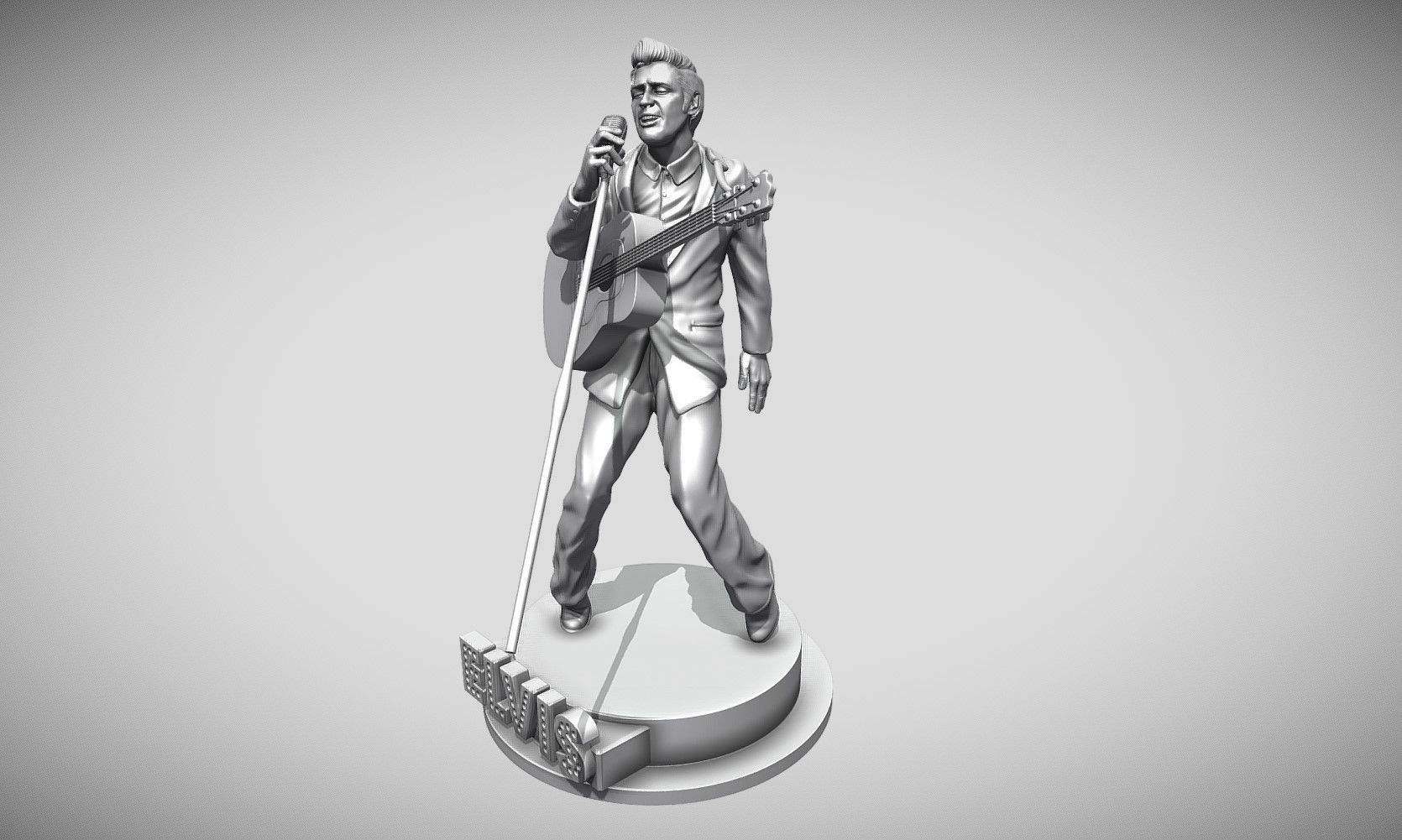 Elvis Presley - 3D printing 3D print model_4