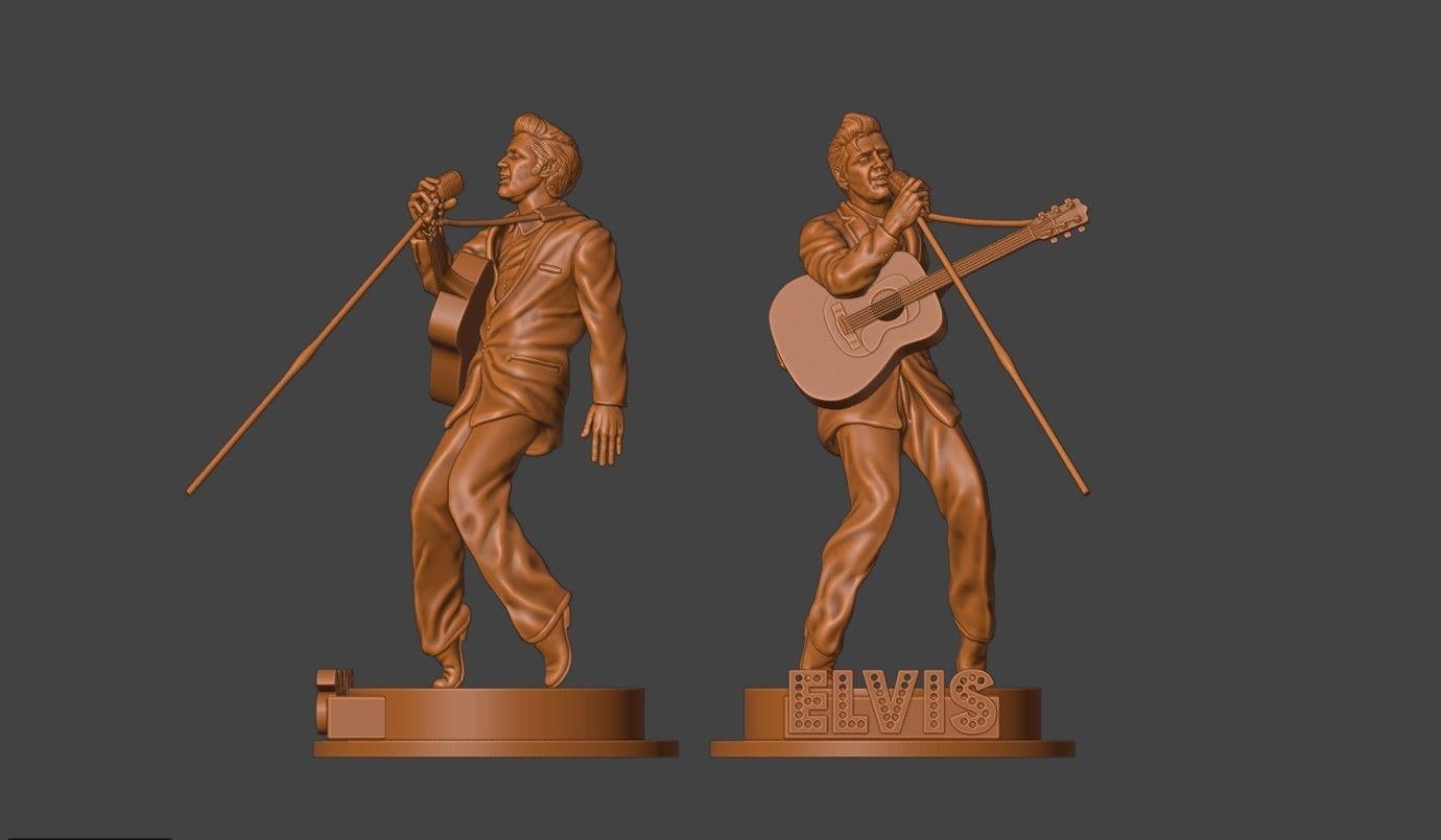 Elvis Presley - 3D printing 3D print model_1