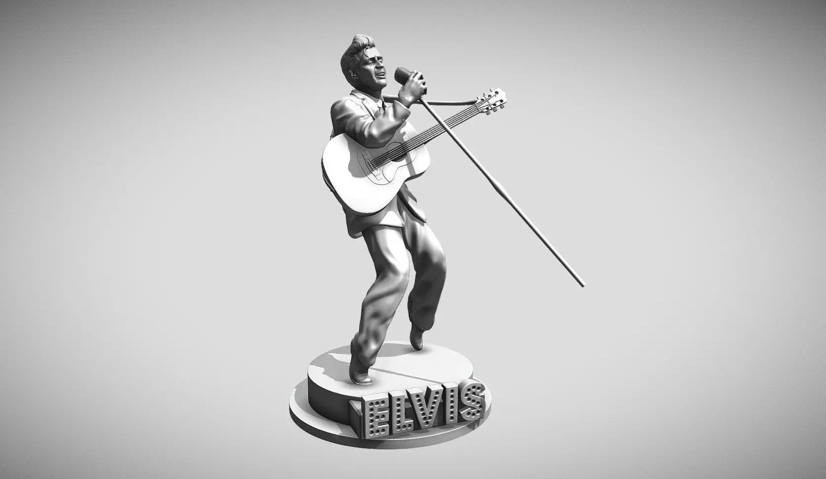 Elvis Presley - 3D printing 3D print model_0