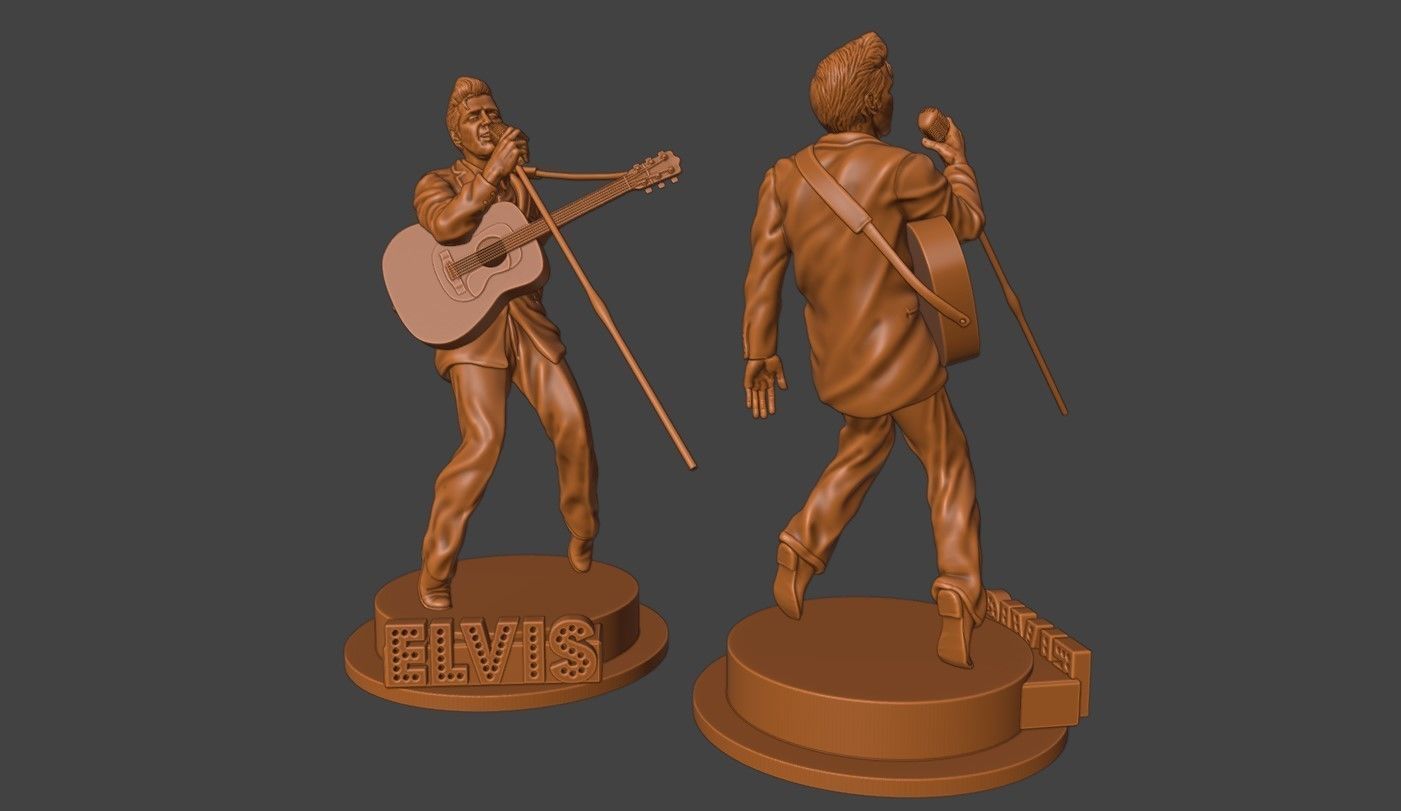 Elvis Presley - 3D printing 3D print model_10