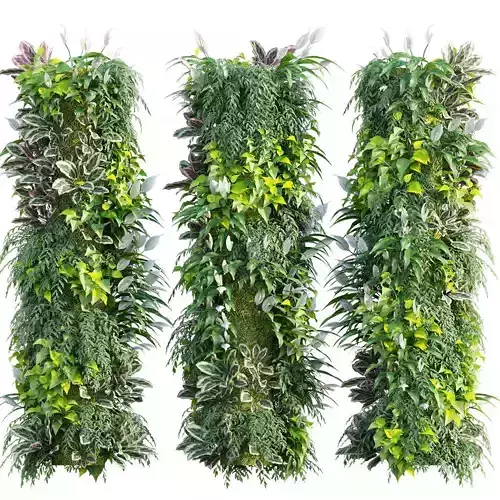 Vertical garden 32 3D model