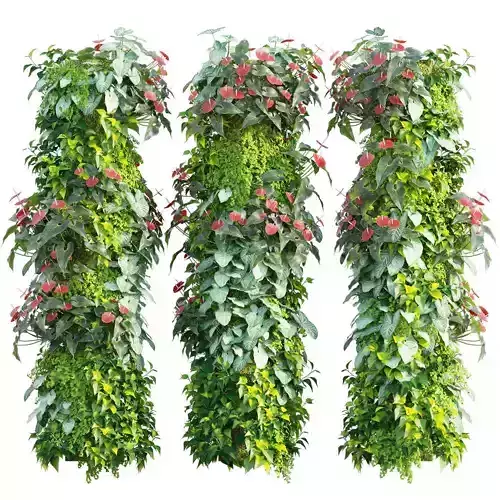 Vertical garden 31 3D model