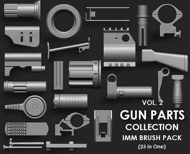 Gun Parts IMM Brush Pack 23 in One Vol 2