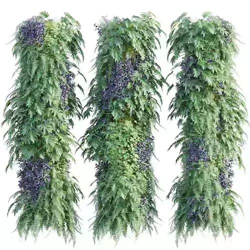 Vertical garden 30 3D model