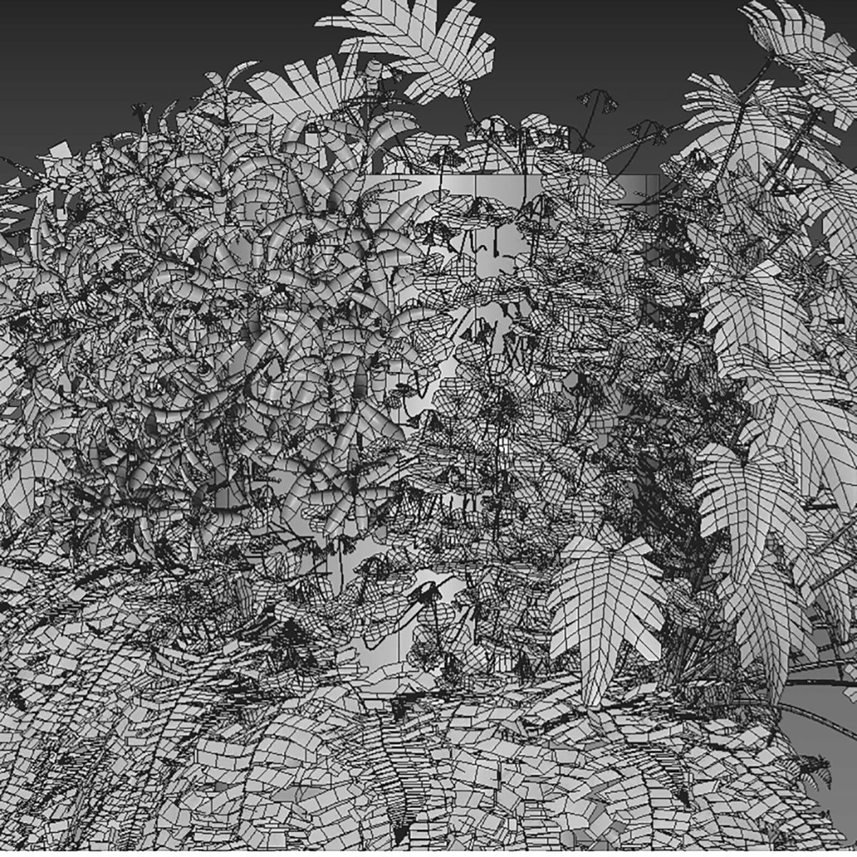 Vertical garden 30 3D model_3