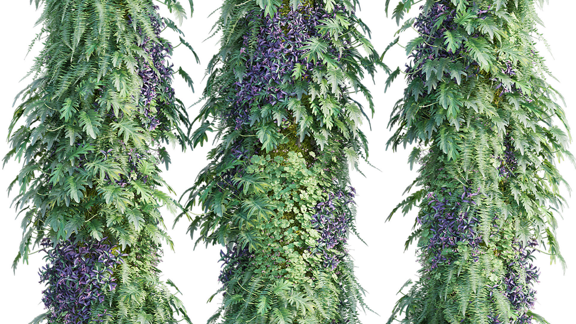 Vertical garden 30 3D model_1