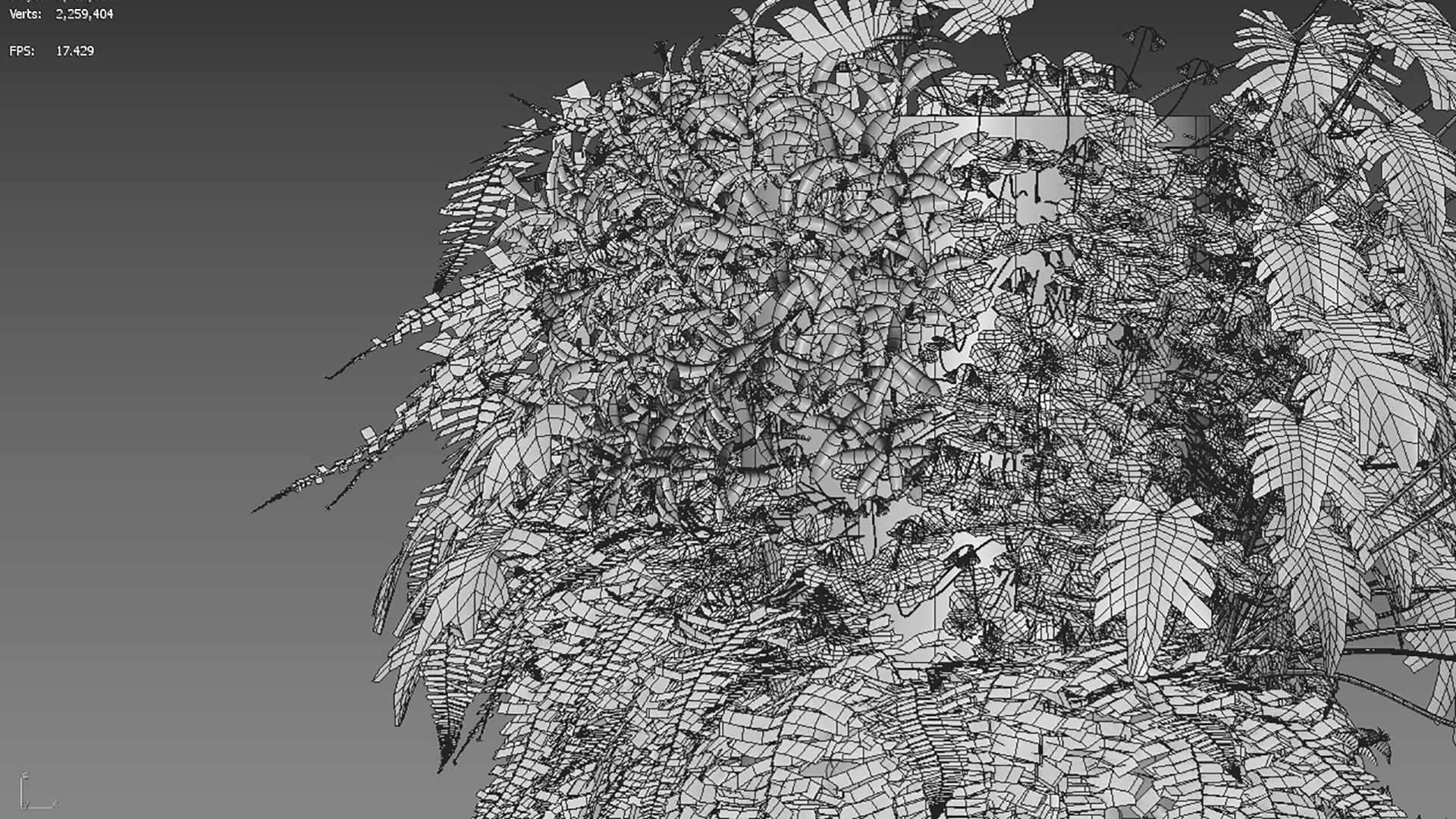 Vertical garden 30 3D model_2