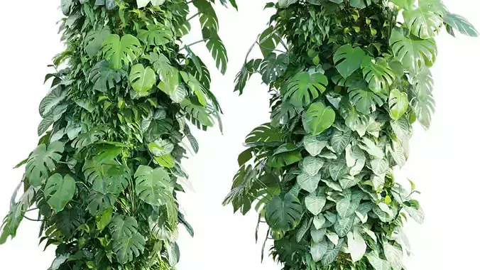 Vertical garden 29 3D model
