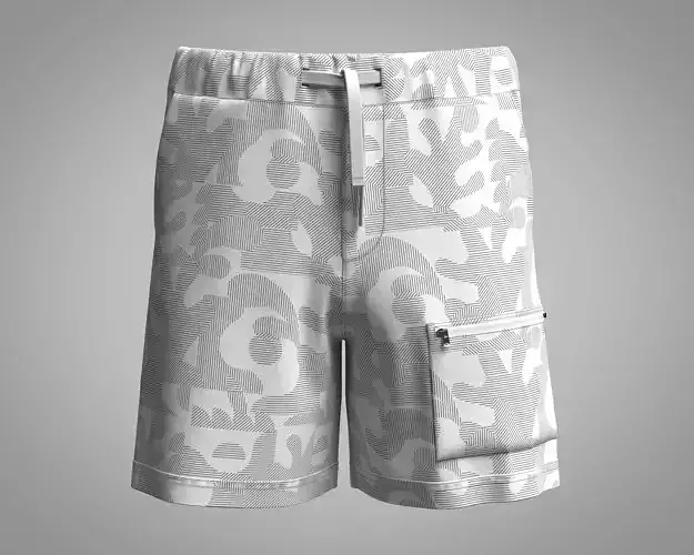 Mens Short Pant Camouflage