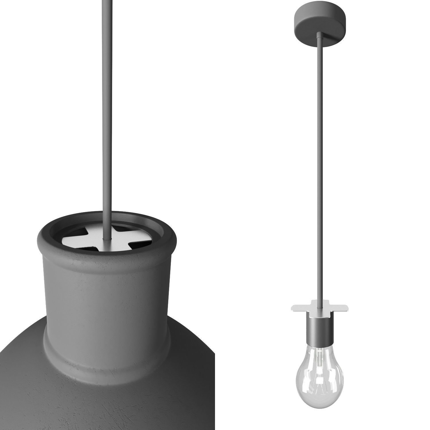Muuto unfold pendant light 3D model_1