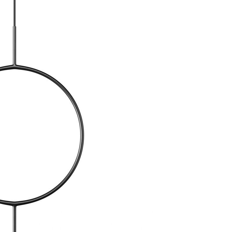 Northern Lighting Circle Pendant Light 3D model_2