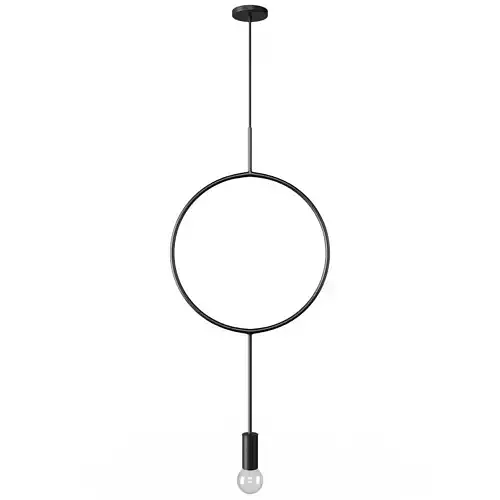 Northern Lighting Circle Pendant Light 3D model