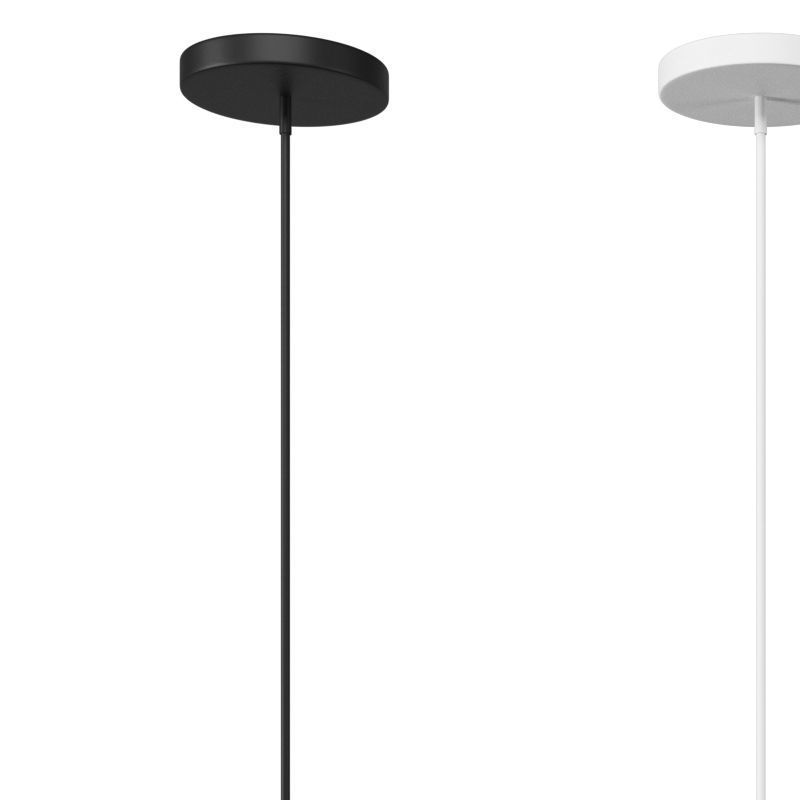 Woud Stone Pendant Light 3D model_1