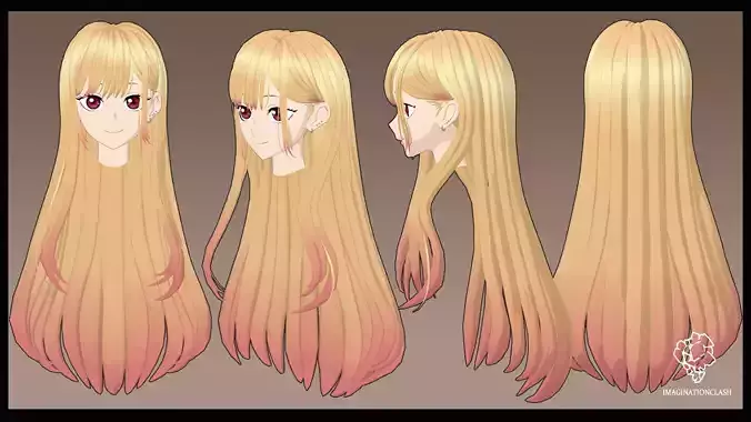 Marin Kitagawa Hairstyle