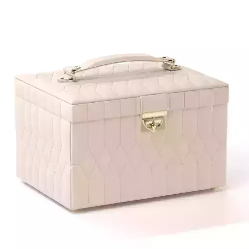 Wolf Caroline Medium Jewelry Box Ivory