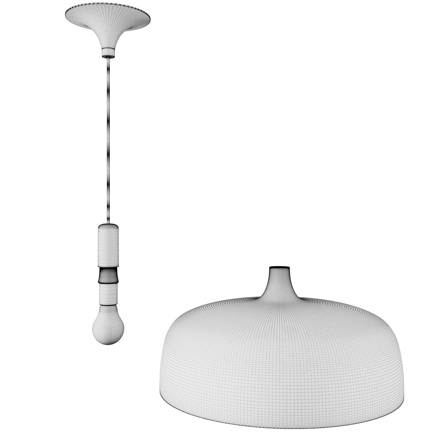 Northern Lighting Acorn Pendant Light 3D model_4