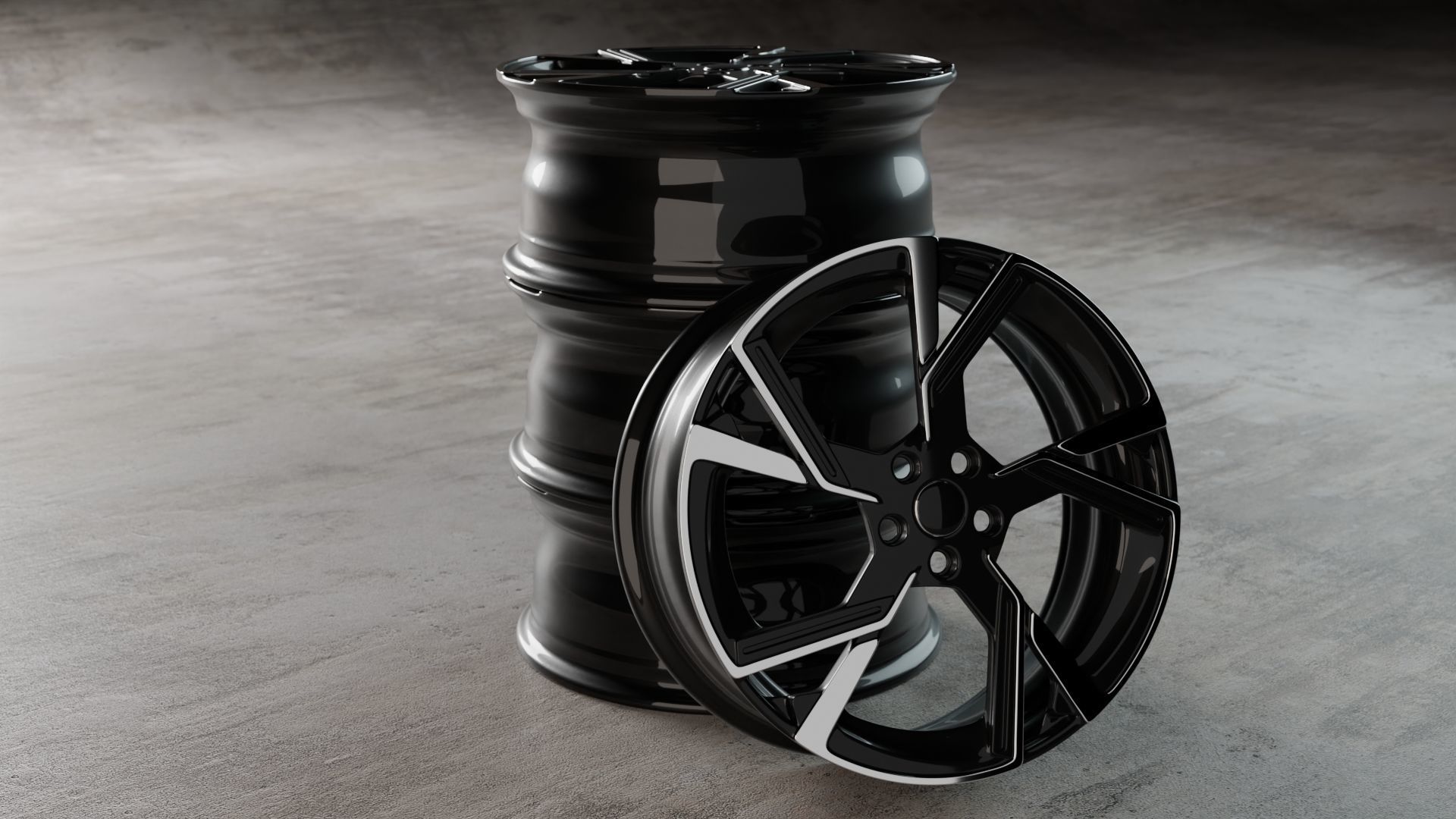 ANGEL GMP Italia Rim Low-poly 3D model_4