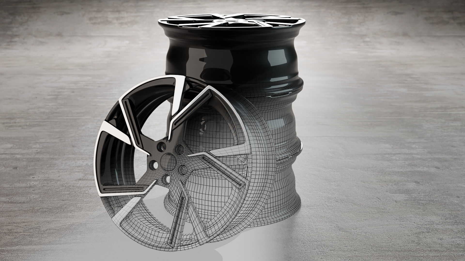 ANGEL GMP Italia Rim Low-poly 3D model_1