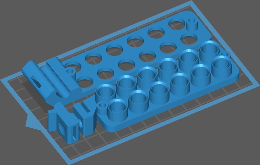 Color pencil stand 3D print model_16