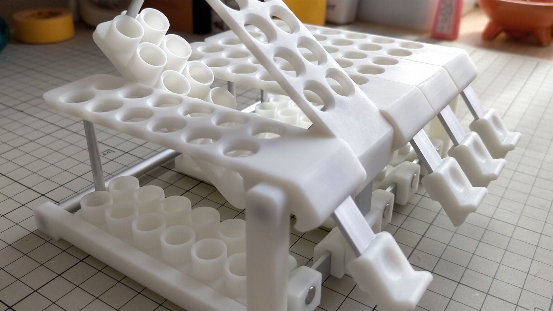 Color pencil stand 3D print model_13