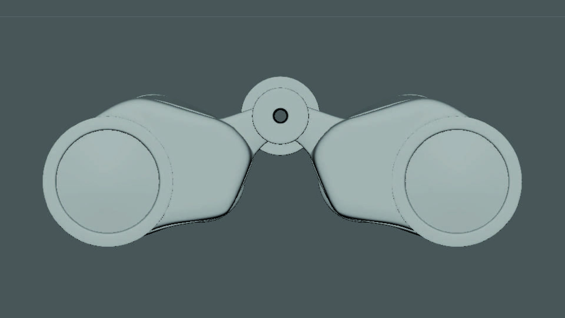 Binocular binoculars 3D model_3