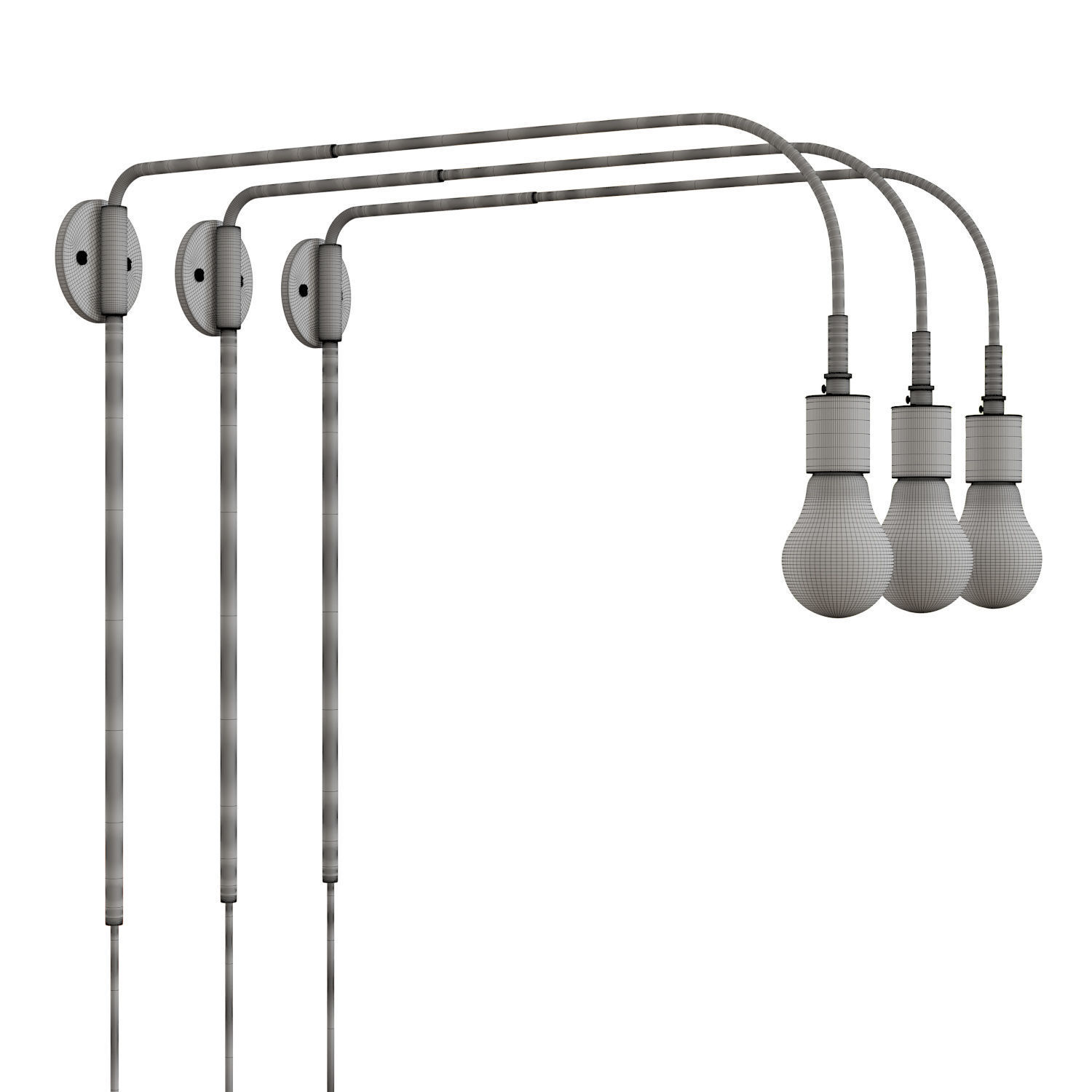 Menu Tribeca Warren Wall Lamp 3D model_4