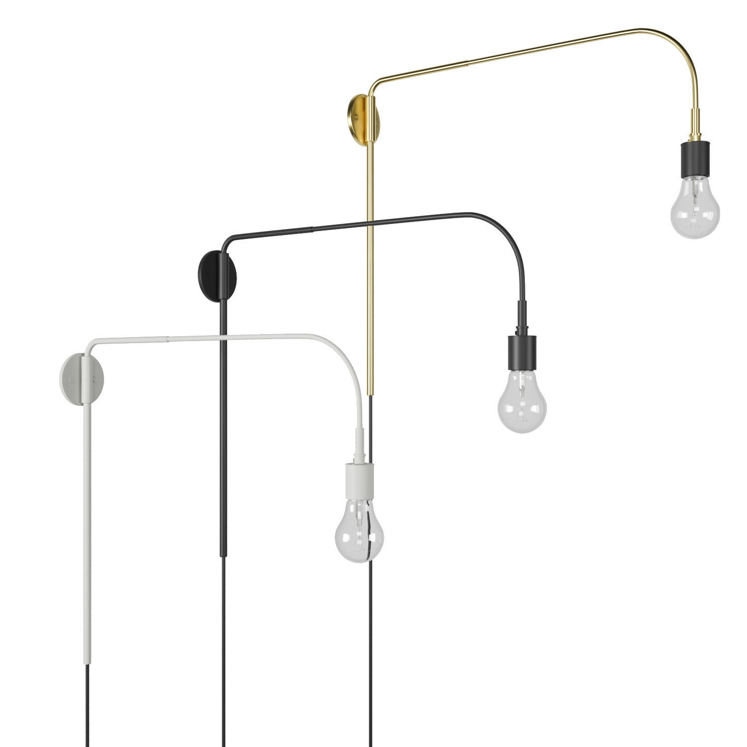 Menu Tribeca Warren Wall Lamp 3D model_1