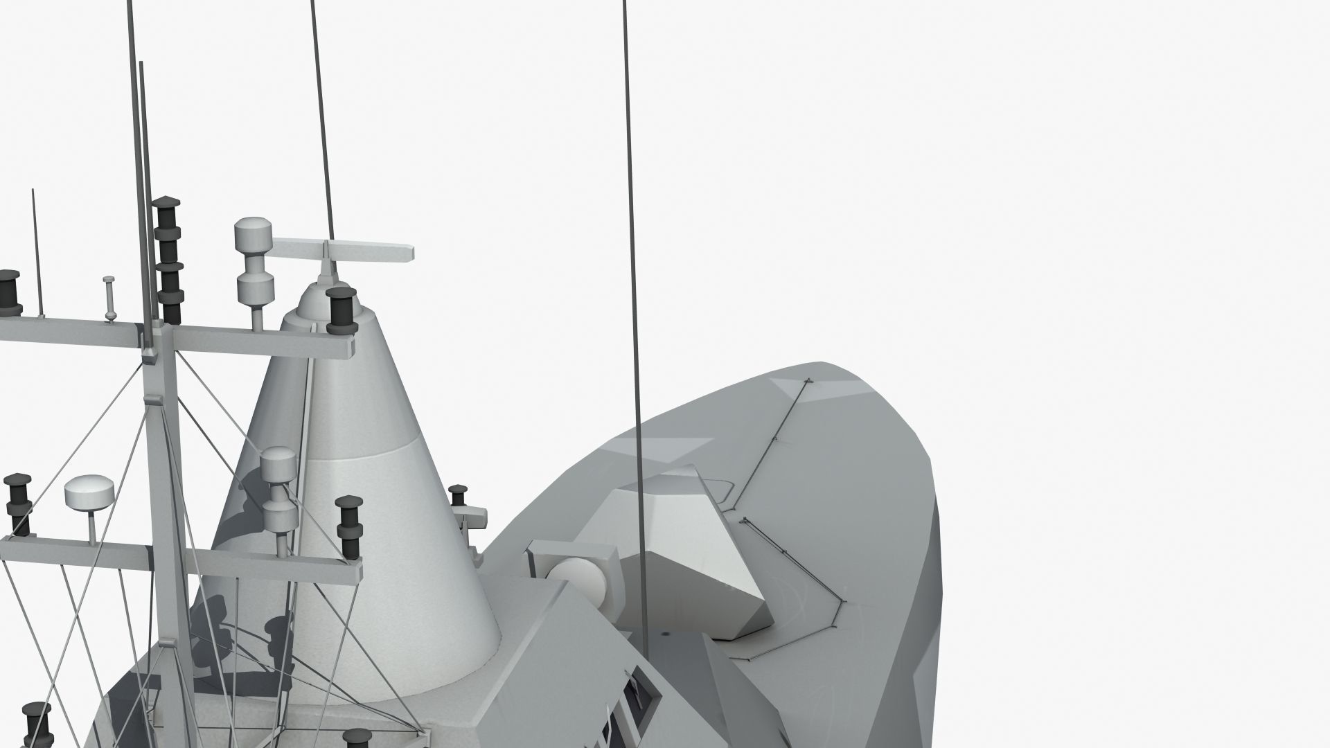 Visby Class Corvette Helsingborg 3D model_24