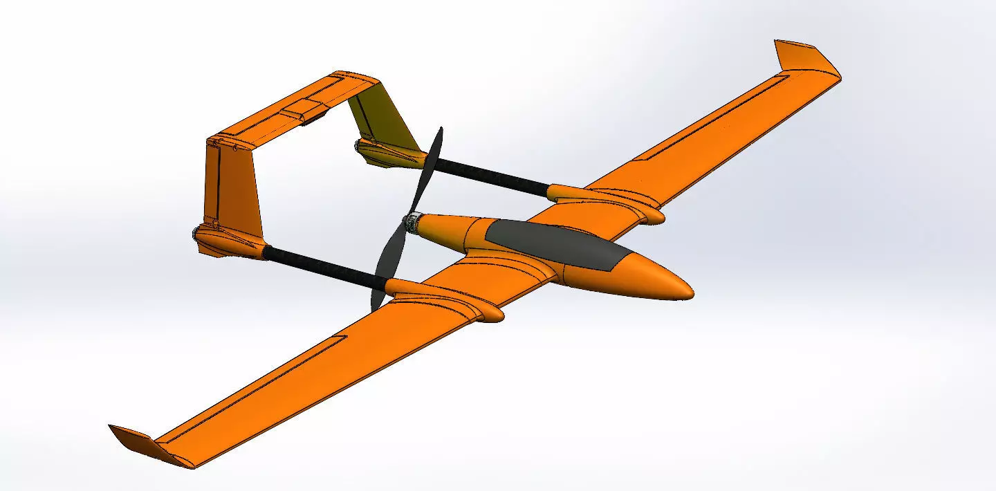 H-94 Eagle - 3D Printable FPV Drone 3D print model_0