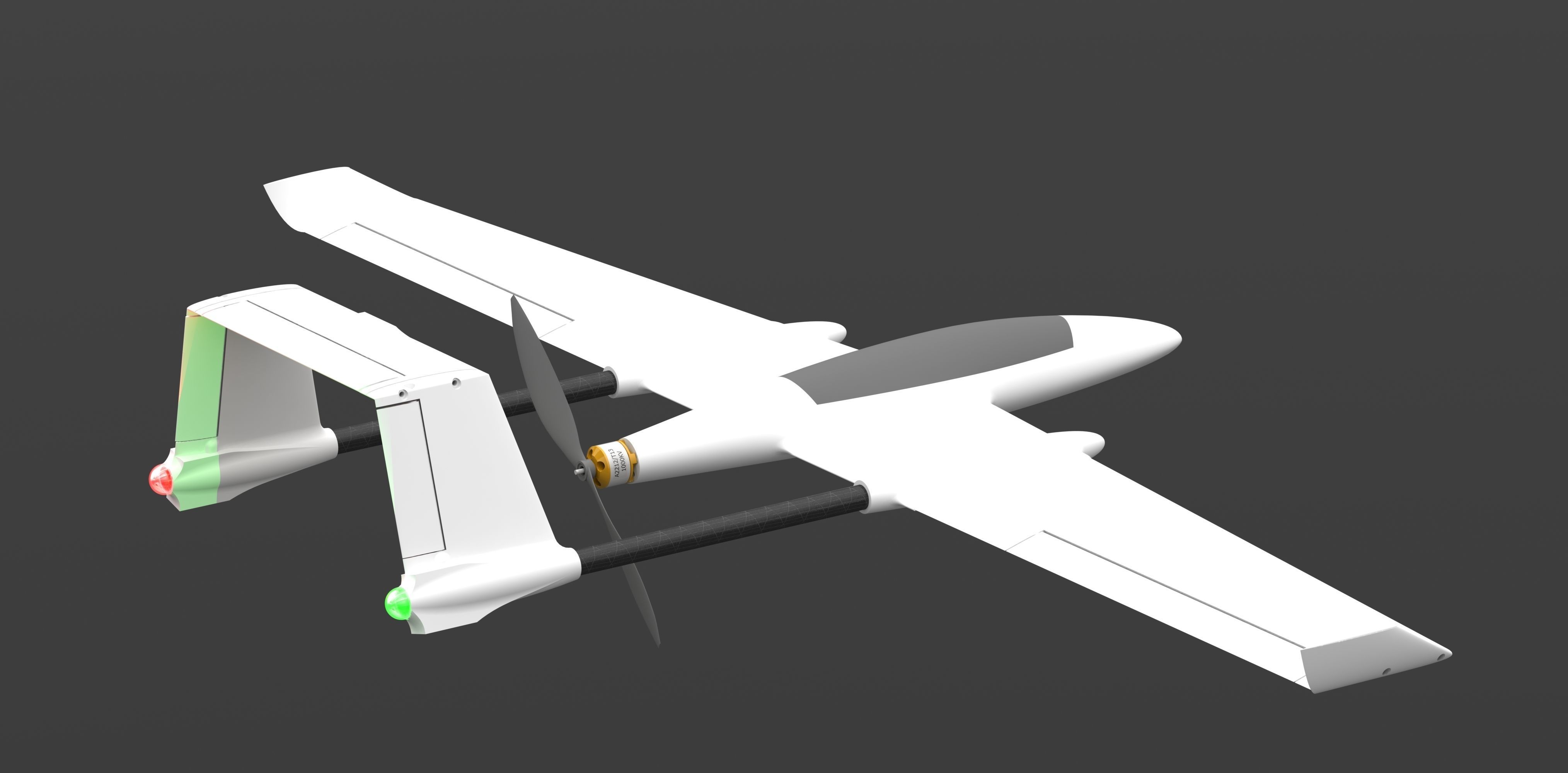 H-94 Eagle - 3D Printable FPV Drone 3D print model_3