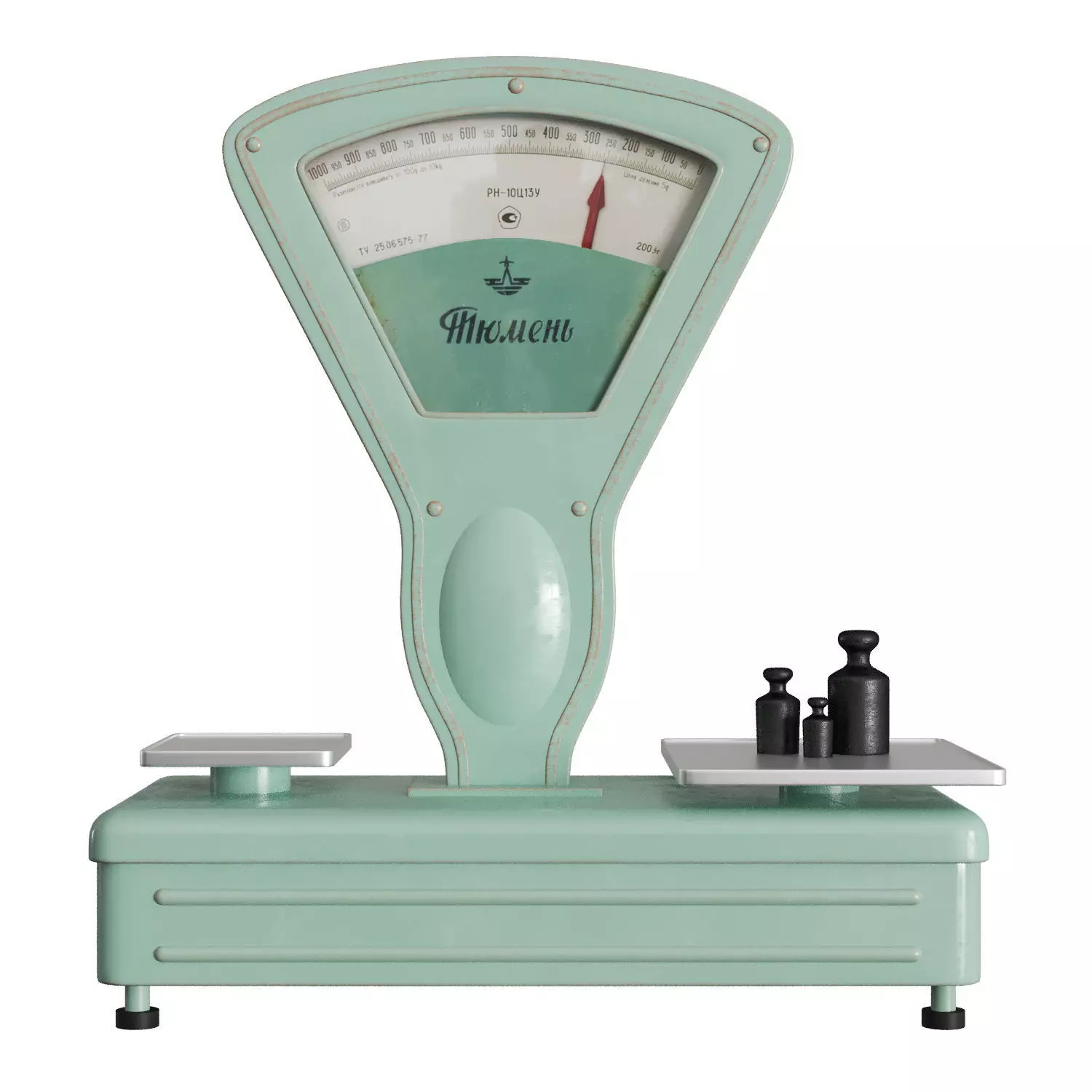 Retro scales Tyumen 3D model_0