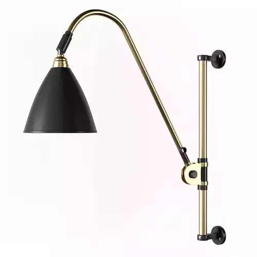 Gubi BestLite BL6 Wall Lamp Brass 3D model