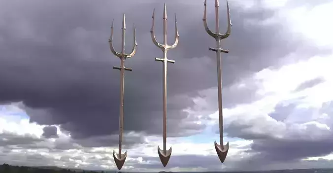 Aqua Man Kings Trident 2  3D model