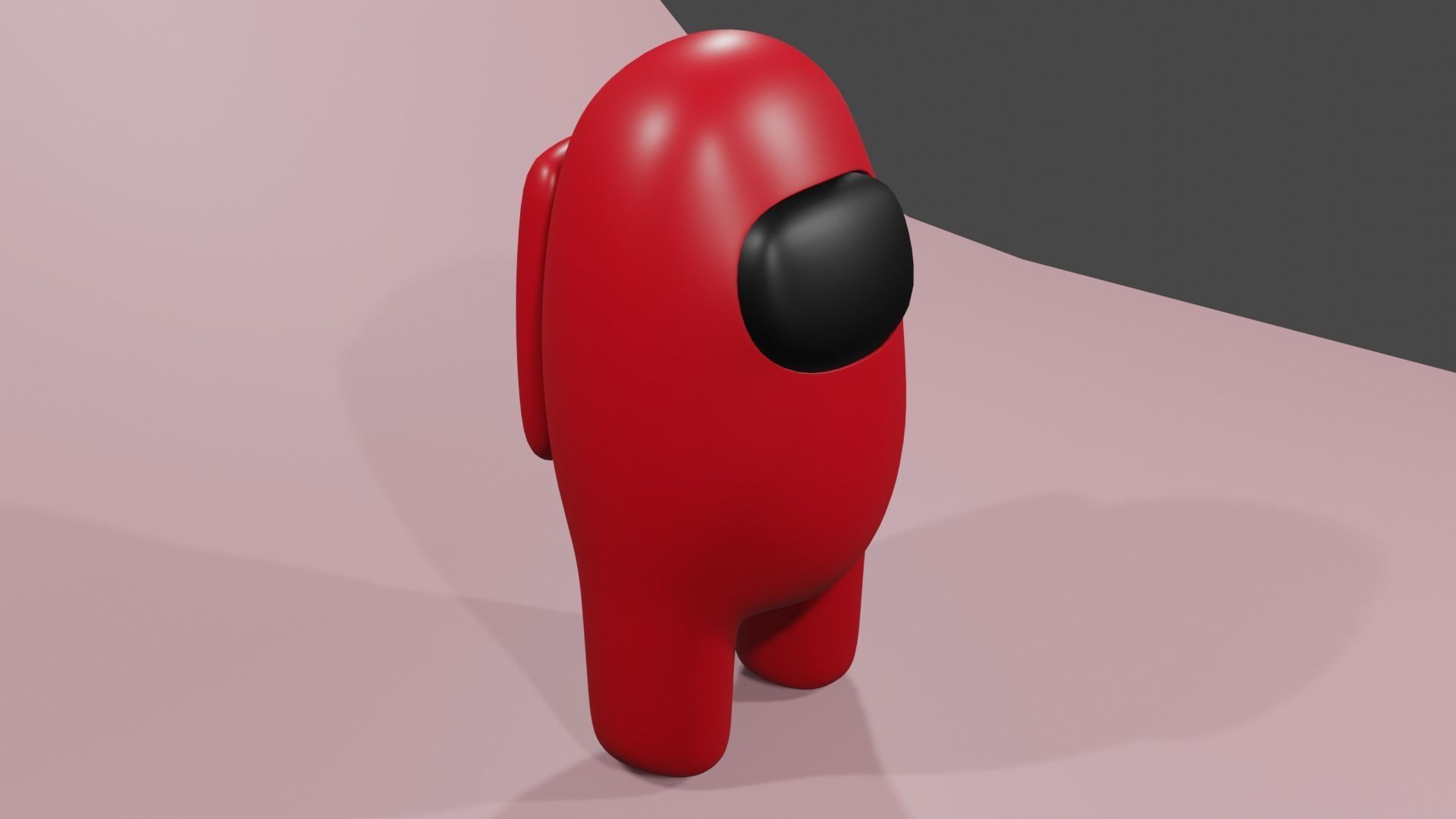 ANIMATED AMONG US RUNING 3D model_11