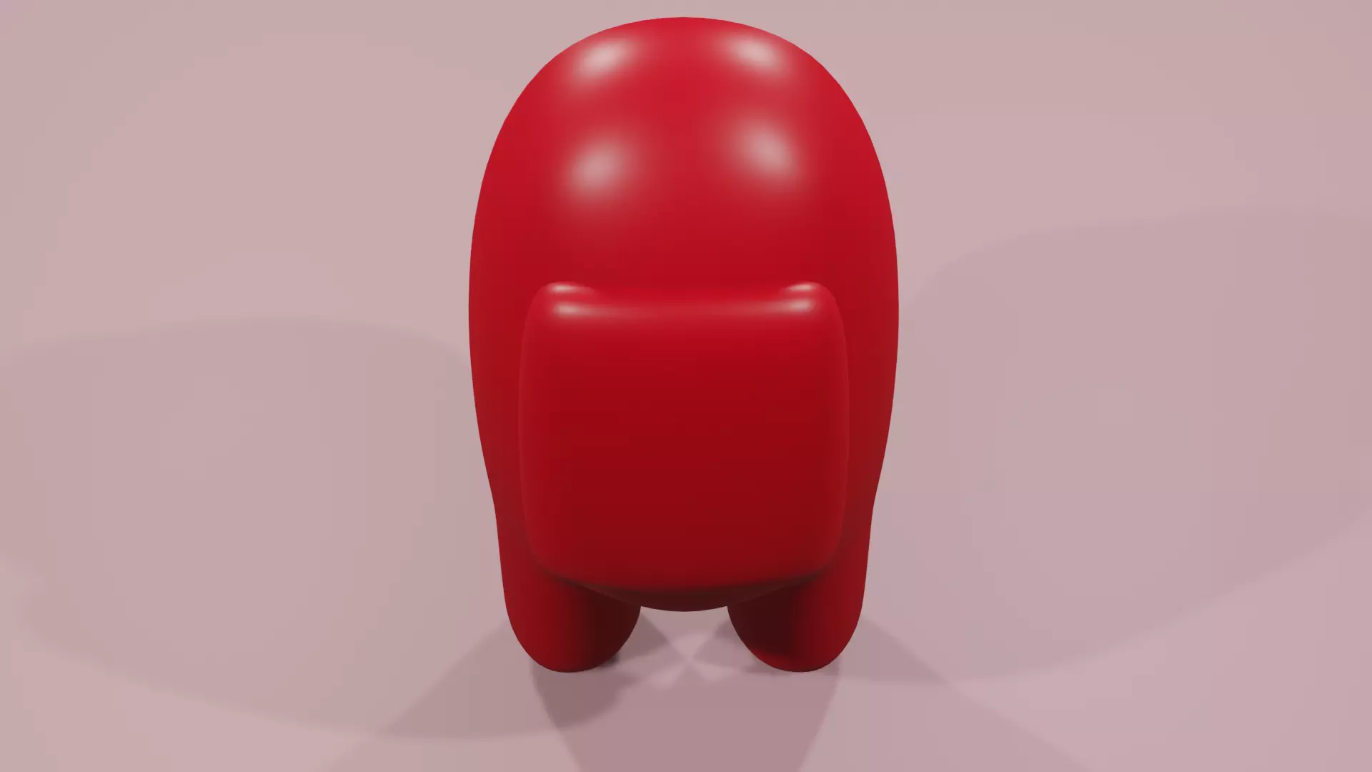 ANIMATED AMONG US RUNING 3D model_0