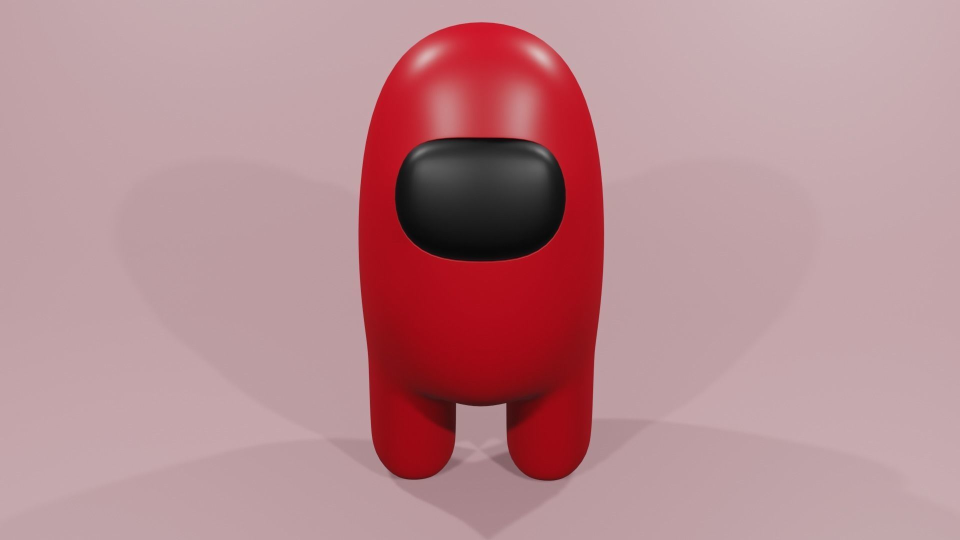 ANIMATED AMONG US RUNING 3D model_2