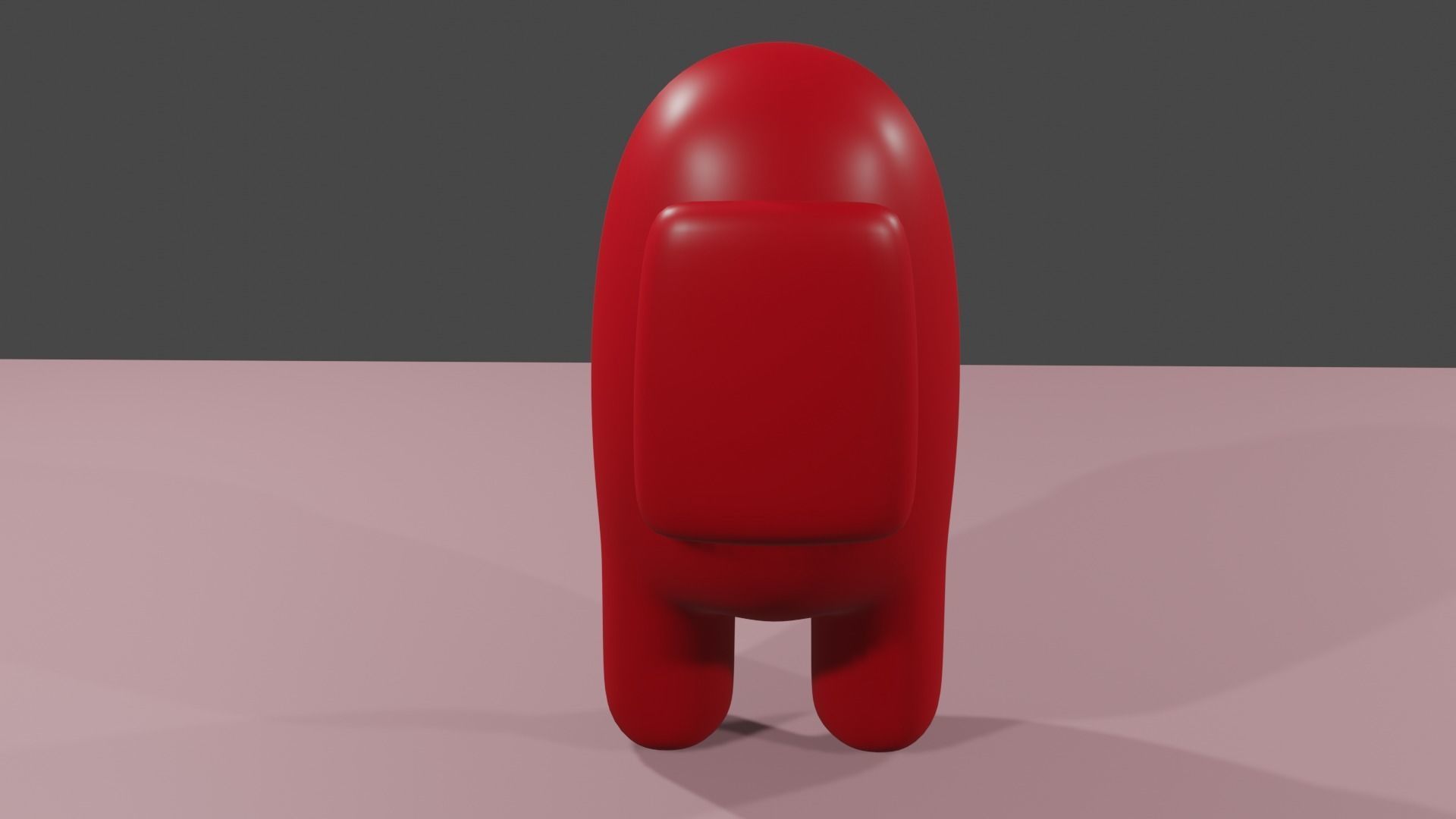 ANIMATED AMONG US RUNING 3D model_1